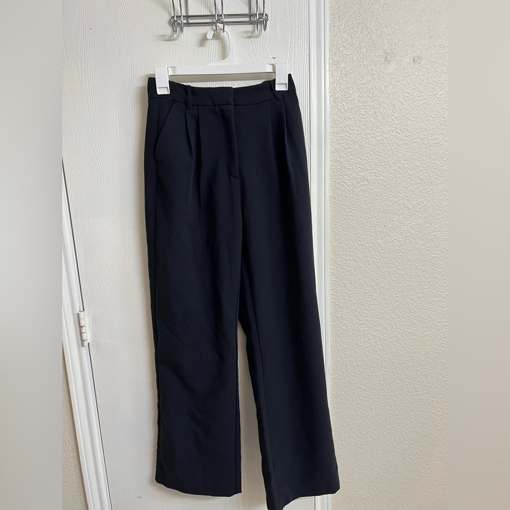 A&F Sloane Tailored Wide Leg Pant